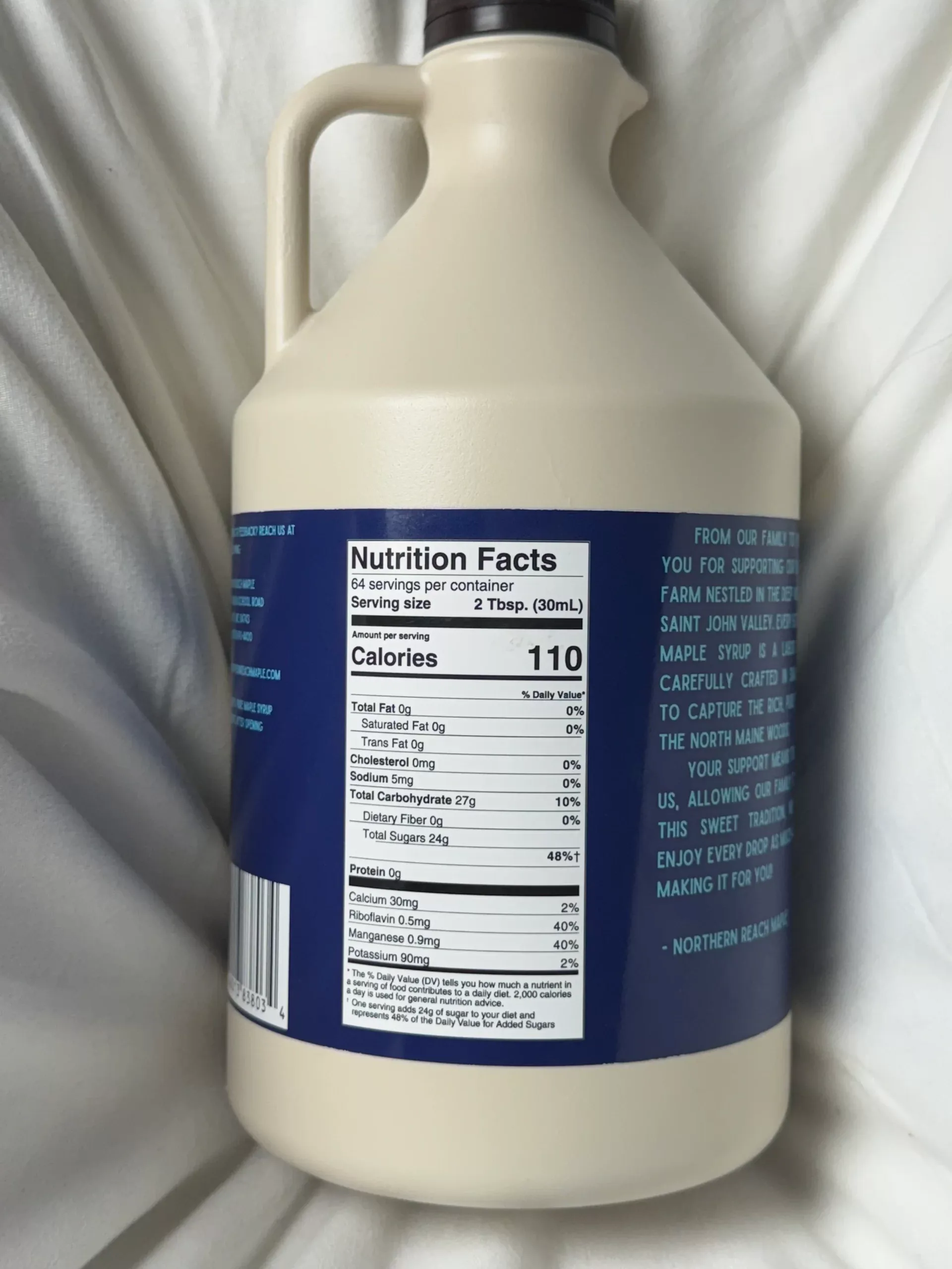 Pure Maine Maple Syrup, Half-Gallon - Image 3