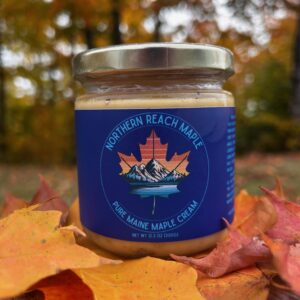 A jar of Pure Maine Maple Cream