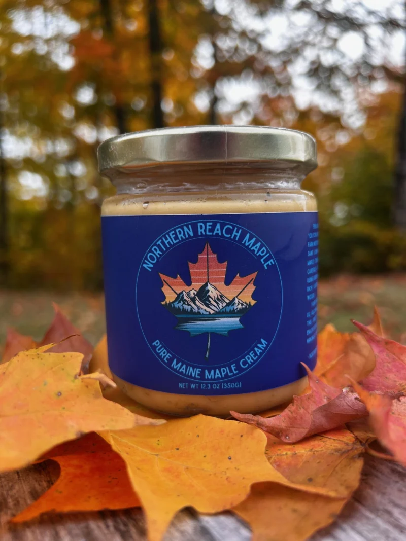A jar of Pure Maine Maple Cream
