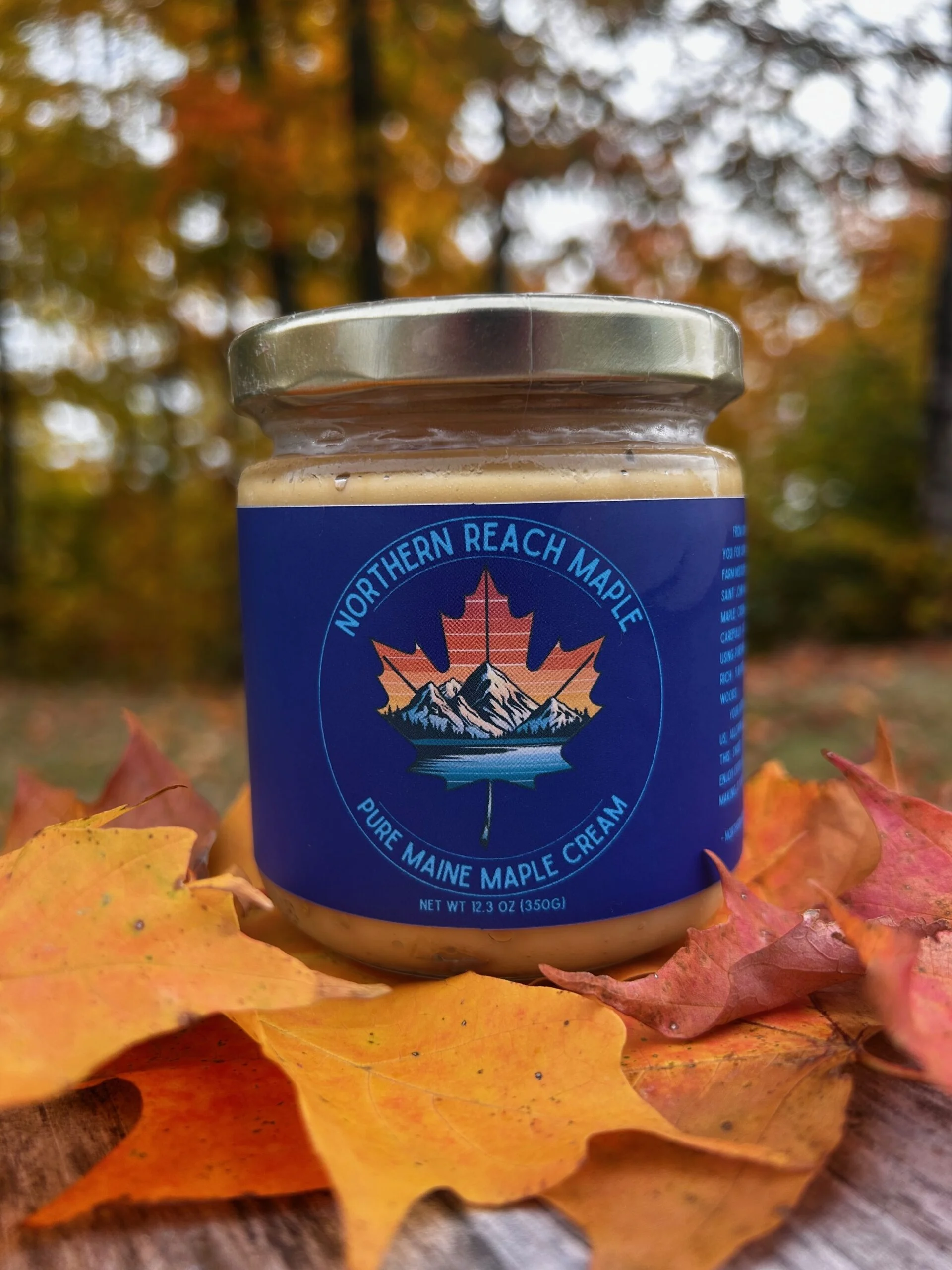 A jar of Pure Maine Maple Cream