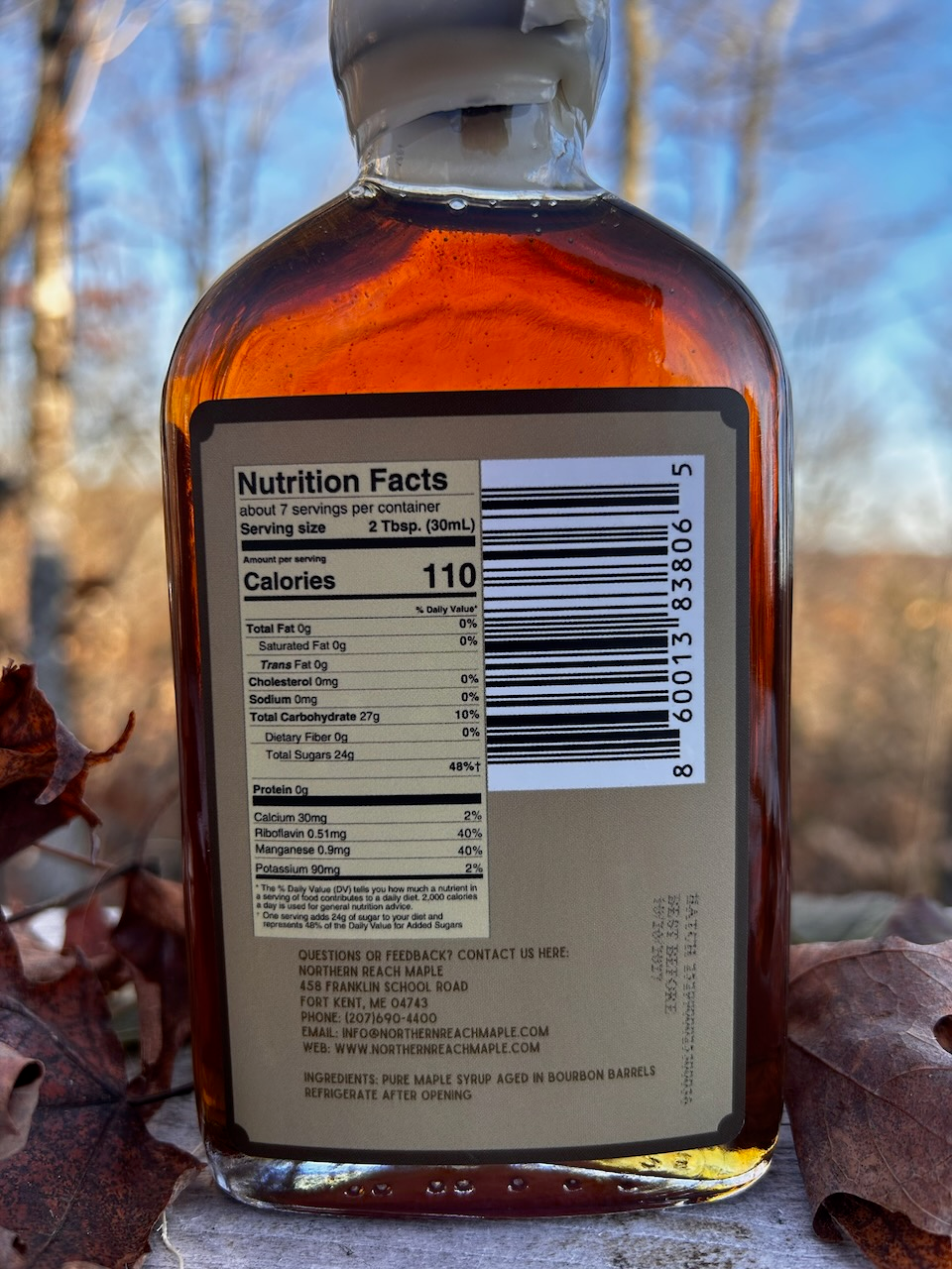 Bourbon Barrel Aged Maple Syrup - Image 2