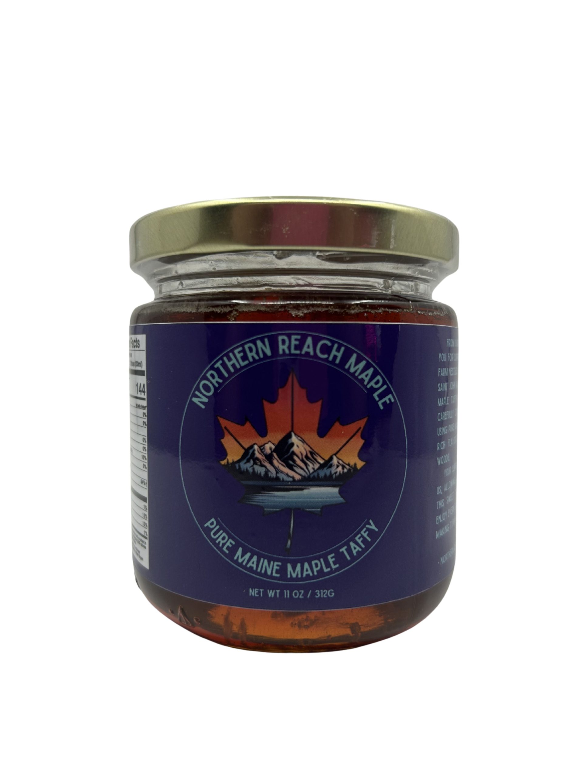 Pure Maine Maple Taffy front side.